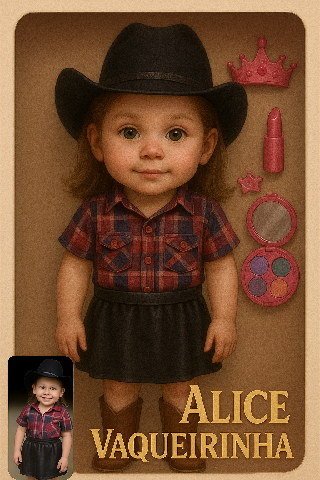 Alice Vaqueirinha Premium (Com Voz + Roupinhas Extras)