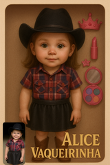 Alice Vaqueirinha Premium (Com Voz + Roupinhas Extras)
