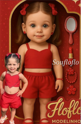 Floflo Modelinho Premium (Com Voz + Roupinhas Extras)