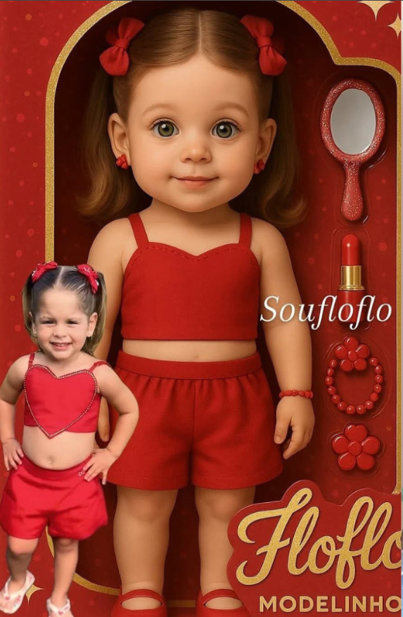 Floflo Modelinho Premium (Com Voz + Roupinhas Extras)
