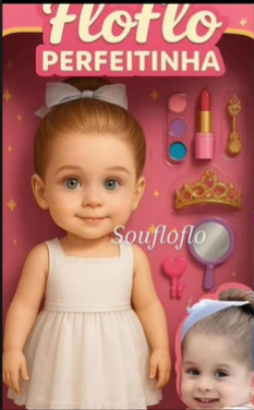 Floflo Perfeitinha Premium (Com Voz + Roupinhas Extras)