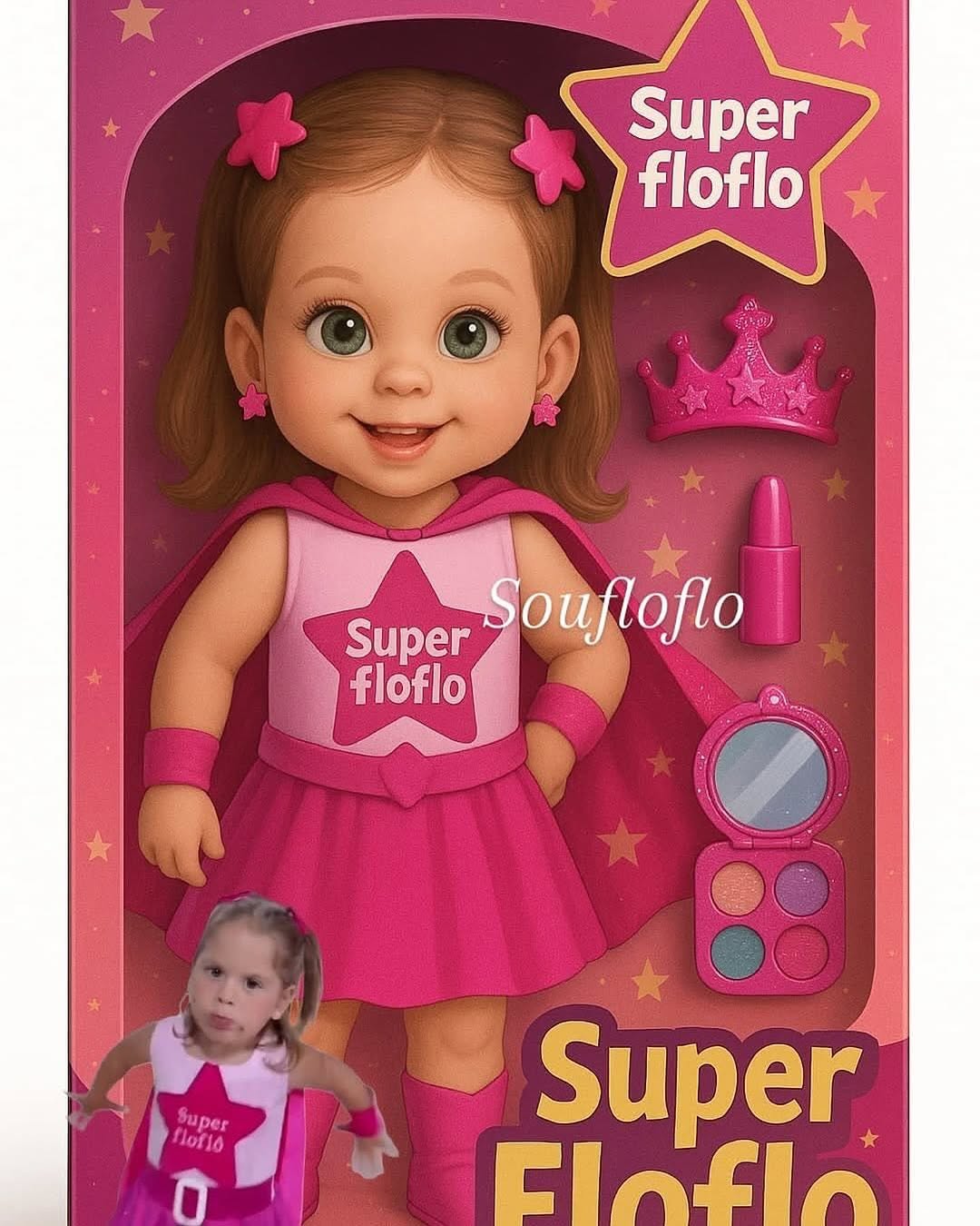Floflo Heroína Premium (Com Voz + Roupinhas Extras)